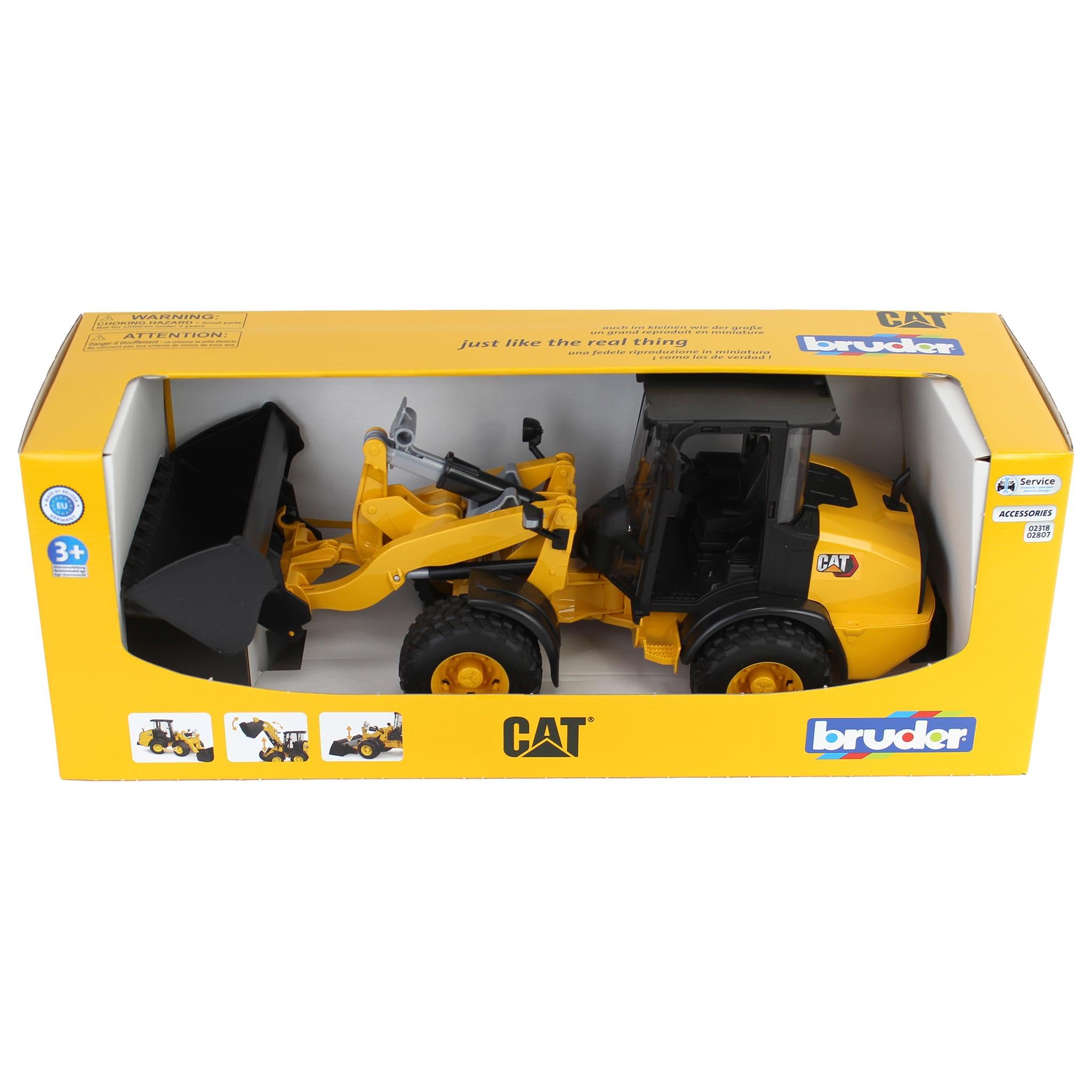 Amazon.com: Bruder 02486 CAT Wheel Loader : Toys & Games